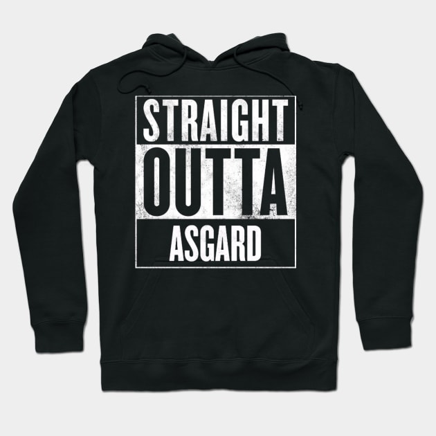 Straight Outta Asgard Hoodie by finnyproductions